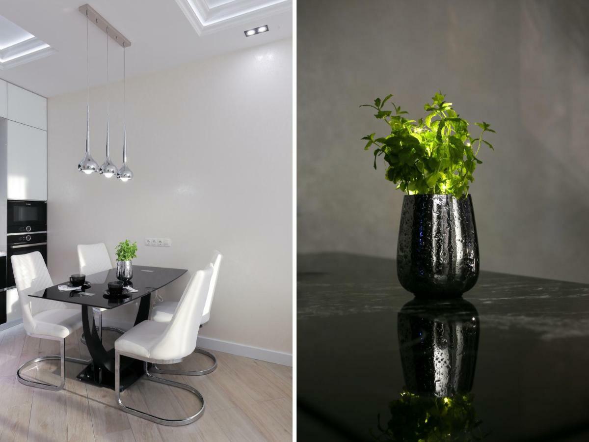 Black&White Apartment In Smart Plaza Kiev Exterior foto